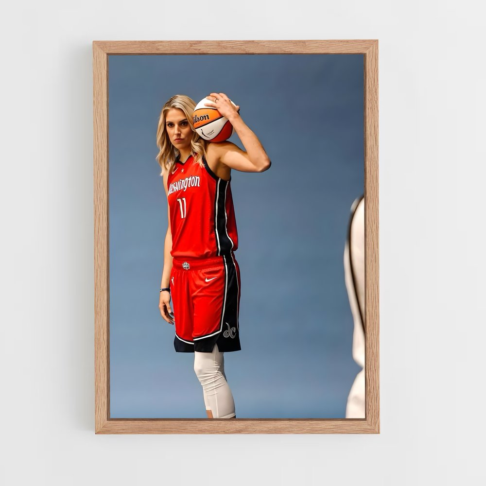 Poster Elena de delle – affiche Basketball (vue 4)